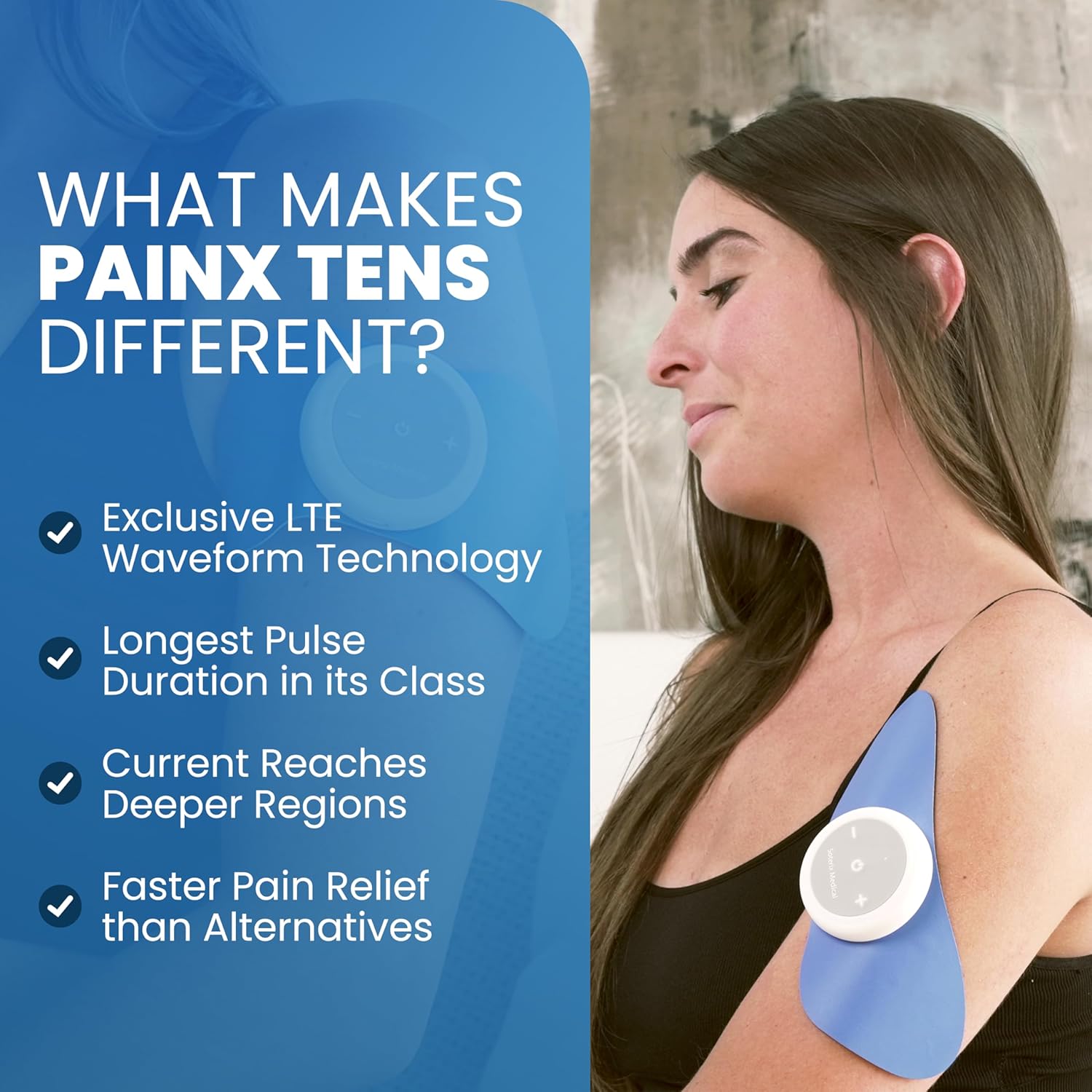 Soterix_PainX TENS device diagram