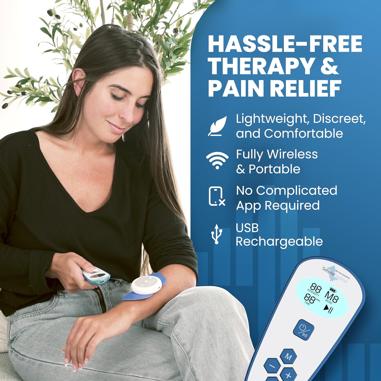 Soterix PainX TENS side with text