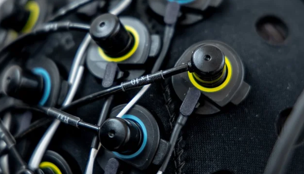 Hybrid optode and EEG pin electrode holders