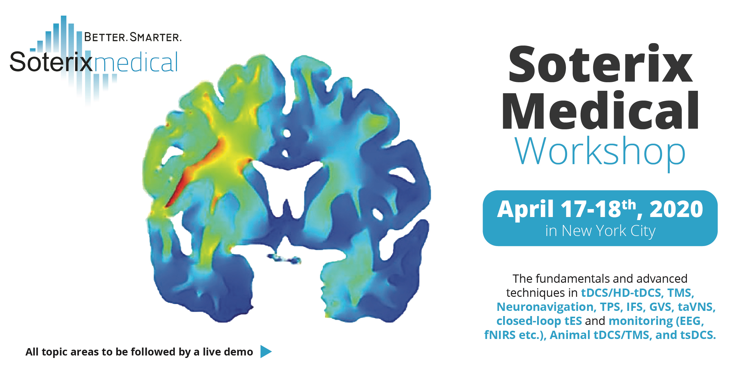 Soterix Medical workshop in New York - April 17-18, 2020